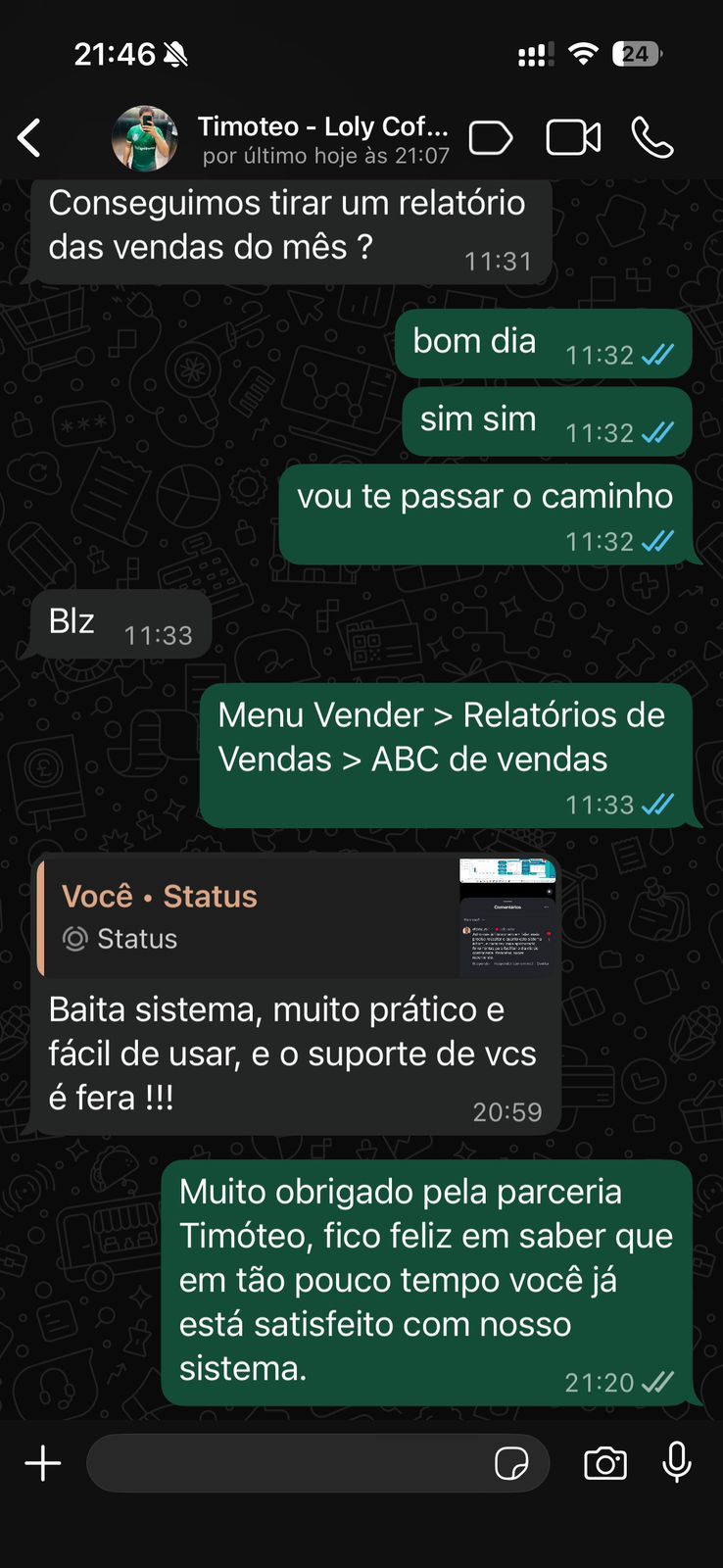 Depoimento Timoteo