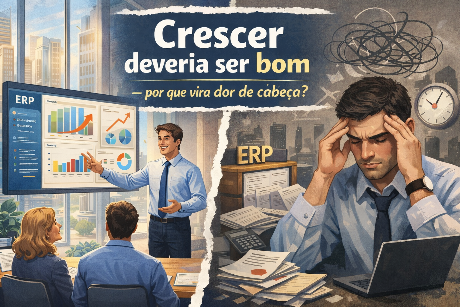 Crescer deveria ser bom — por que vira dor de cabeça?