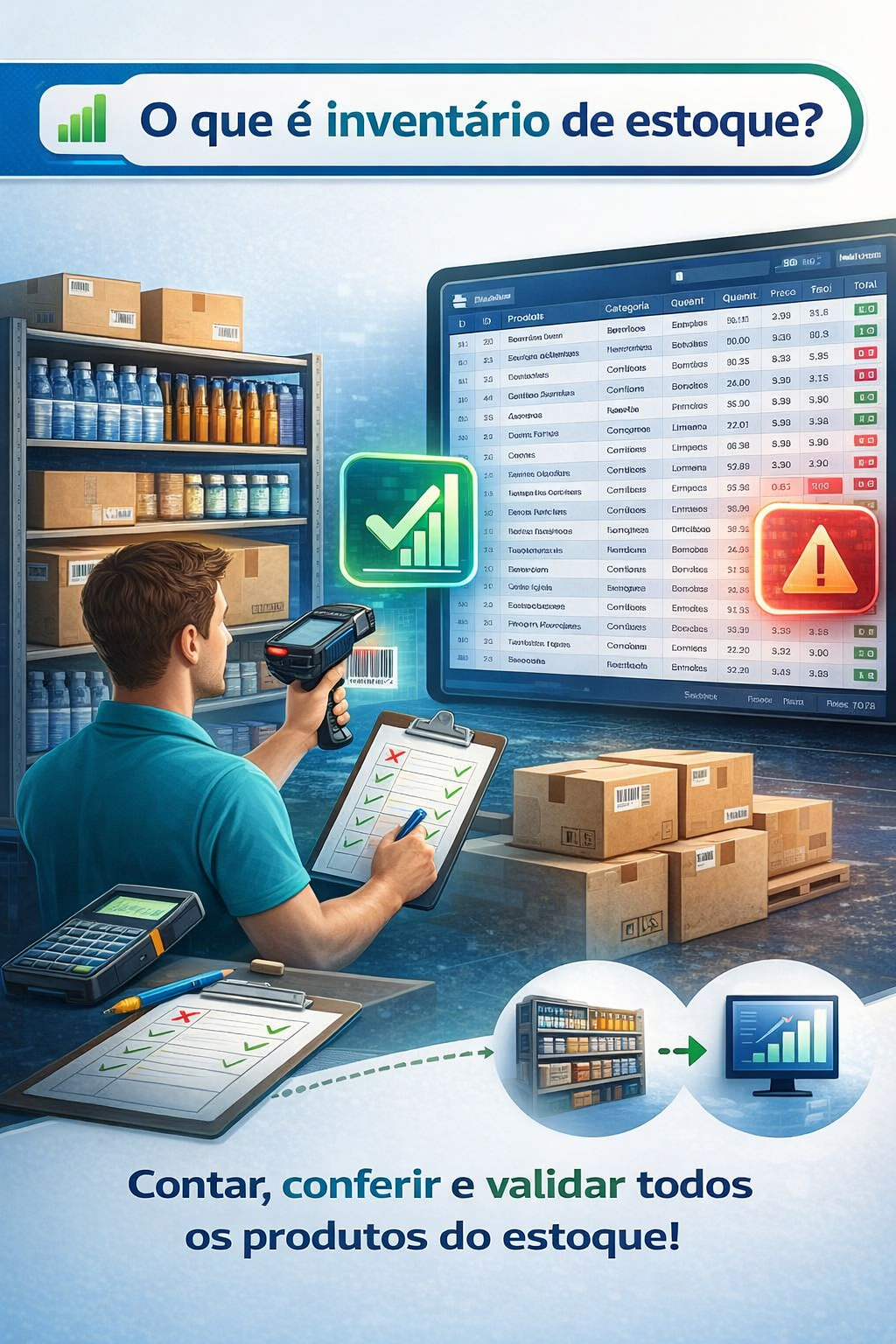 Inventário de estoque: o guia completo para evitar prejuízos no seu mercado